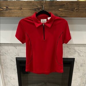 EP pro tour tech red golf shirt top